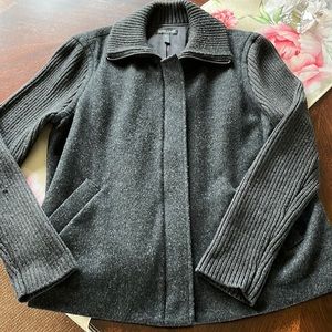 Charcoal Gray Jacket Petite Large (Eileen Fisher)